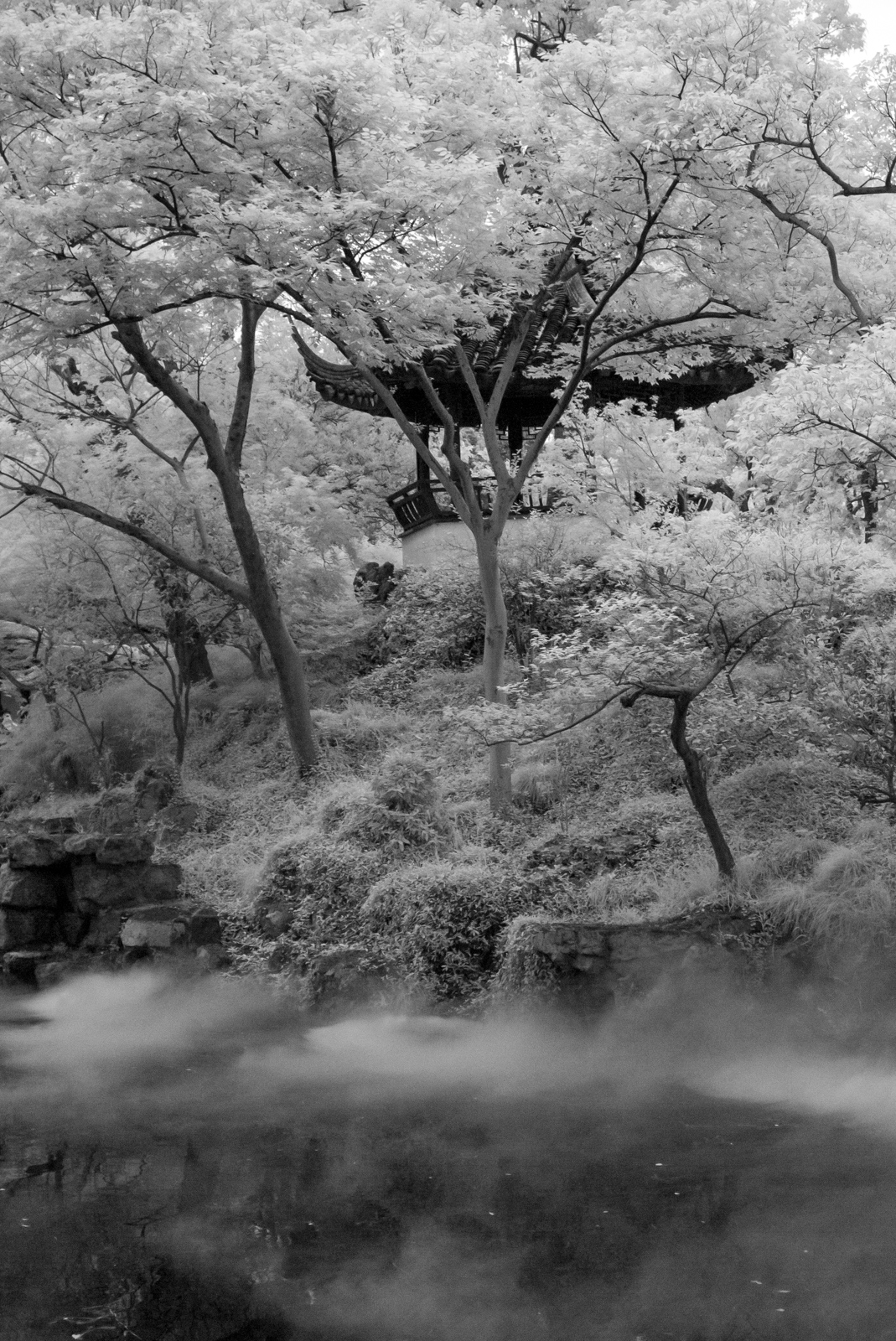 A quiet corner of the Beishan Pavilion.